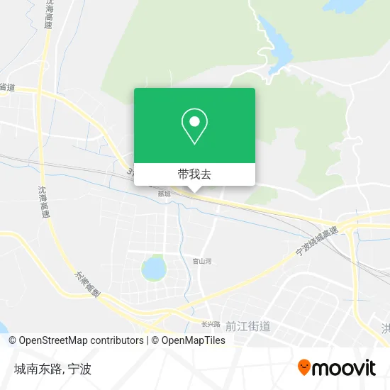 城南东路地图