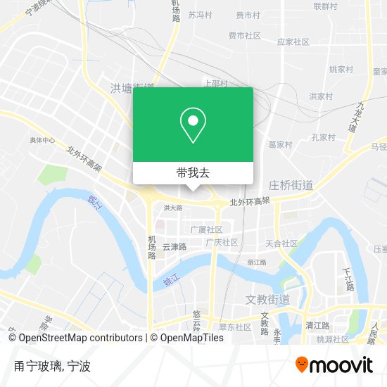 甬宁玻璃地图