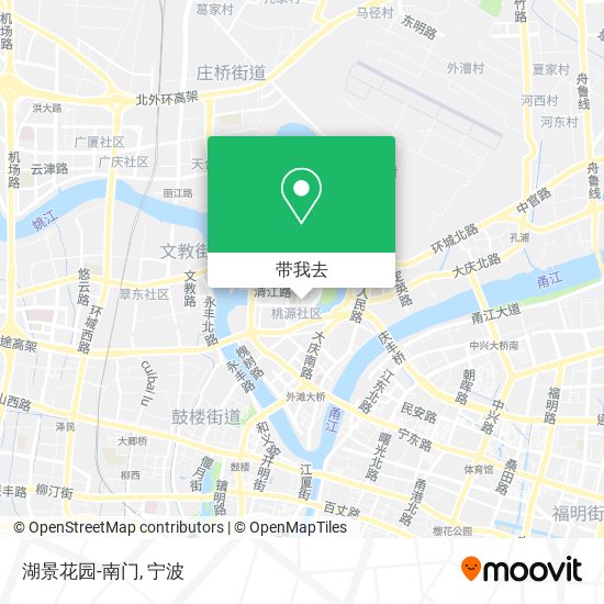 湖景花园-南门地图