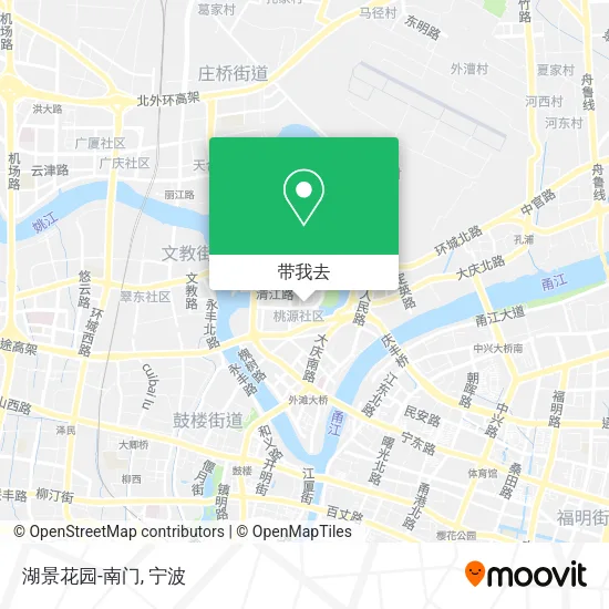 湖景花园-南门地图