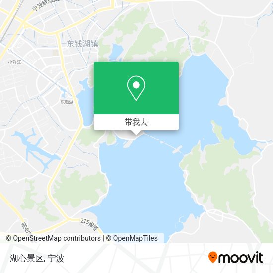 湖心景区地图