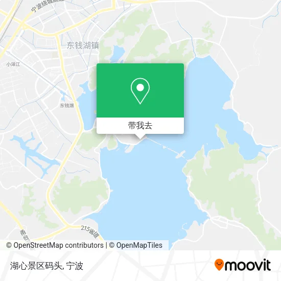 湖心景区码头地图