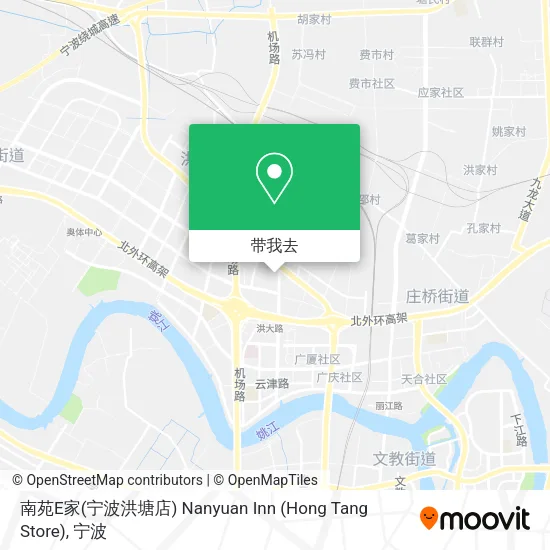 南苑E家(宁波洪塘店) Nanyuan Inn (Hong Tang Store)地图