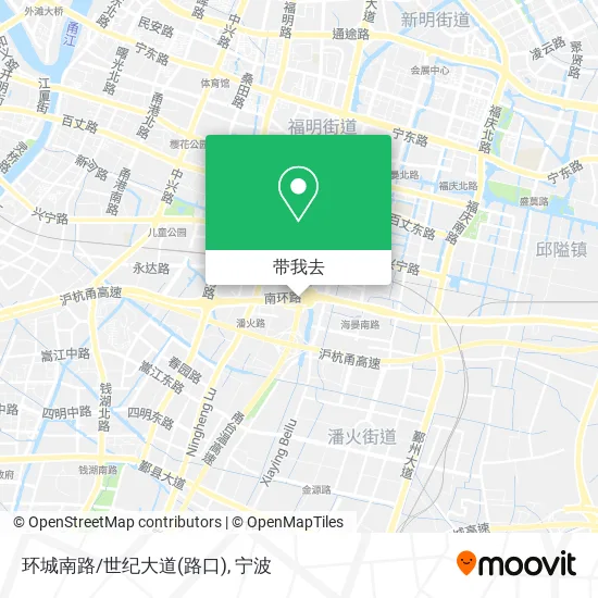 环城南路/世纪大道(路口)地图