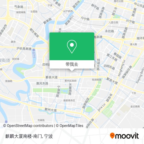 麒麟大厦南楼-南门地图