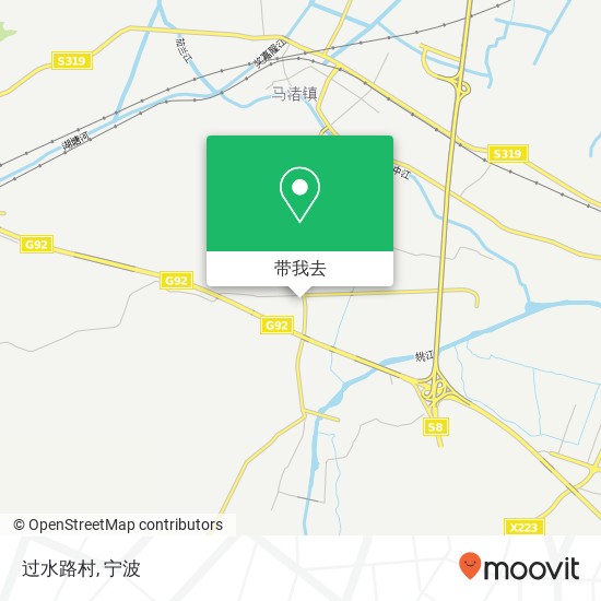 过水路村地图