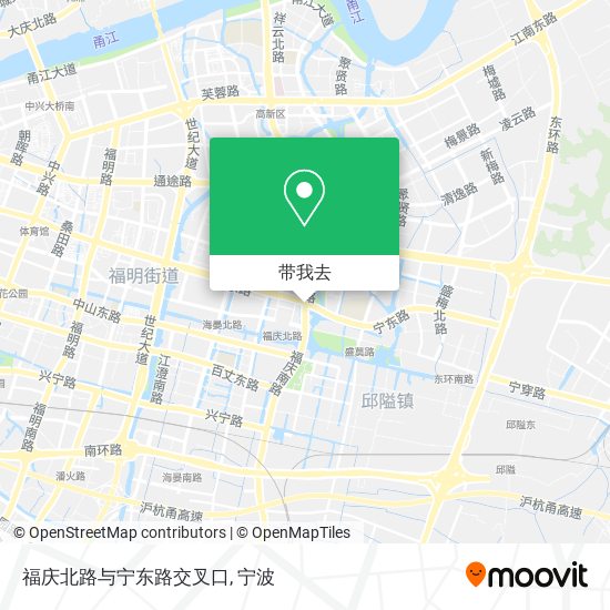 福庆北路与宁东路交叉口地图