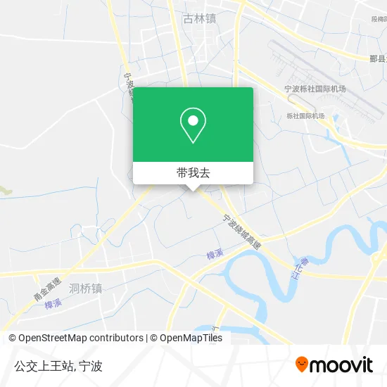 公交上王站地图
