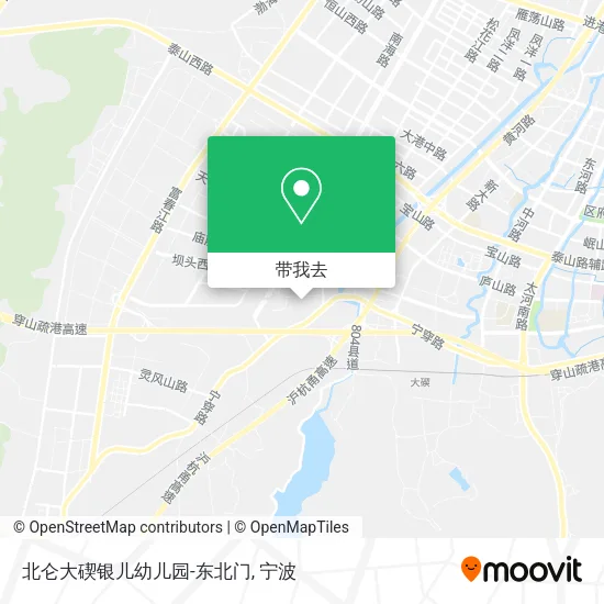 北仑大碶银儿幼儿园-东北门地图