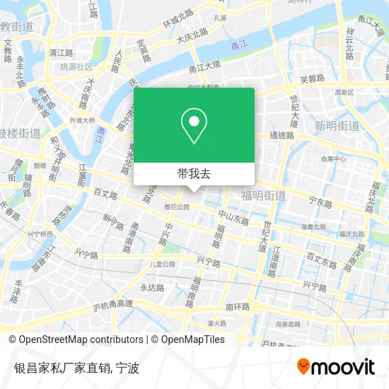 银昌家私厂家直销地图