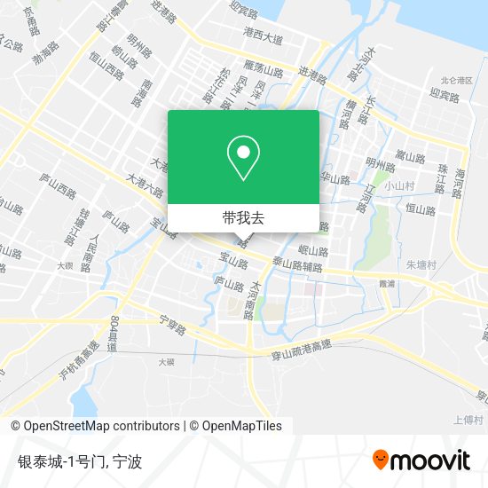 银泰城-1号门地图