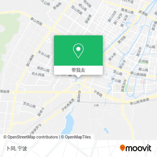 卜同地图