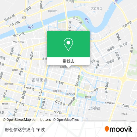 融创信达宁波府地图