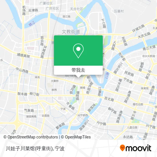 川娃子川菜馆(呼童街)地图