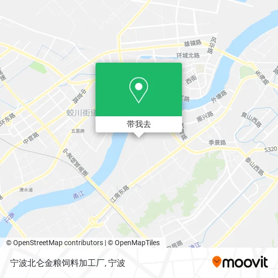 宁波北仑金粮饲料加工厂地图