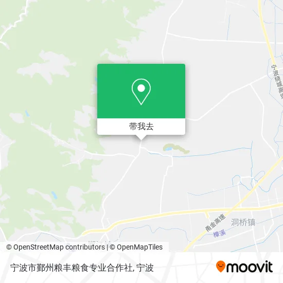 宁波市鄞州粮丰粮食专业合作社地图