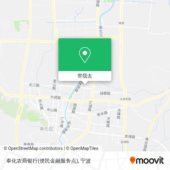 奉化农商银行(便民金融服务点)地图
