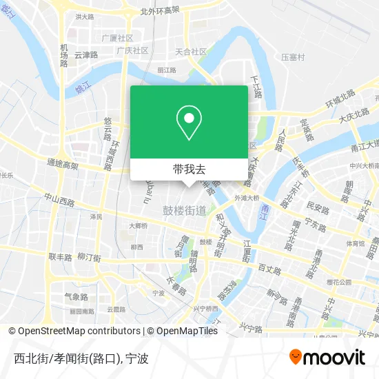 西北街/孝闻街(路口)地图