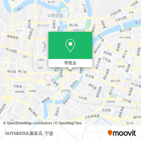 GUYS&SOUL服装店地图