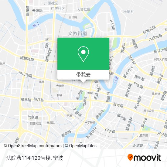 法院巷114-120号楼地图