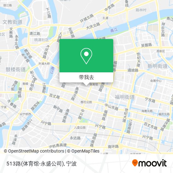 513路(体育馆-永盛公司)地图