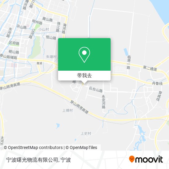 宁波曙光物流有限公司地图