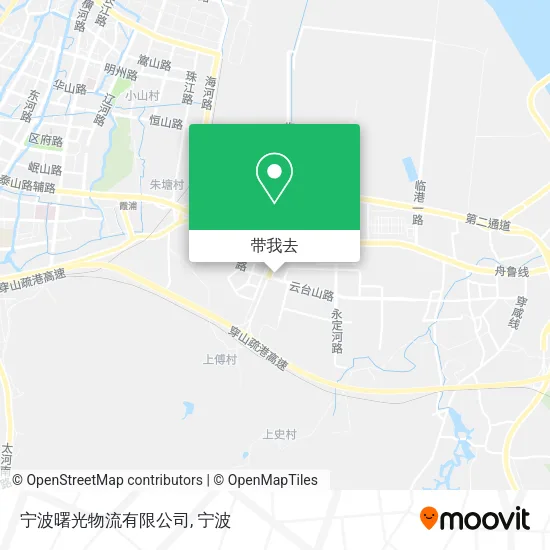 宁波曙光物流有限公司地图