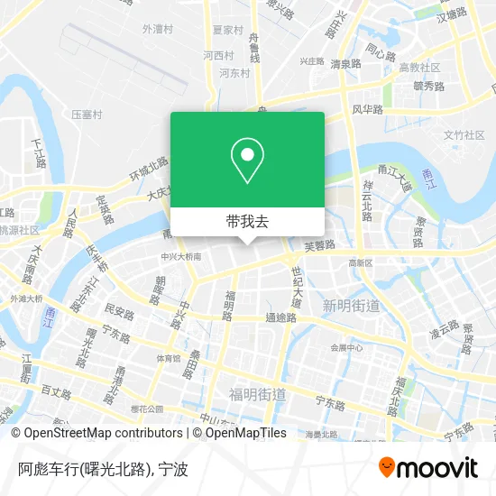 阿彪车行(曙光北路)地图