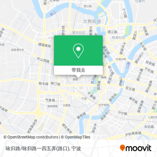 咏归路/咏归路一四五弄(路口)地图