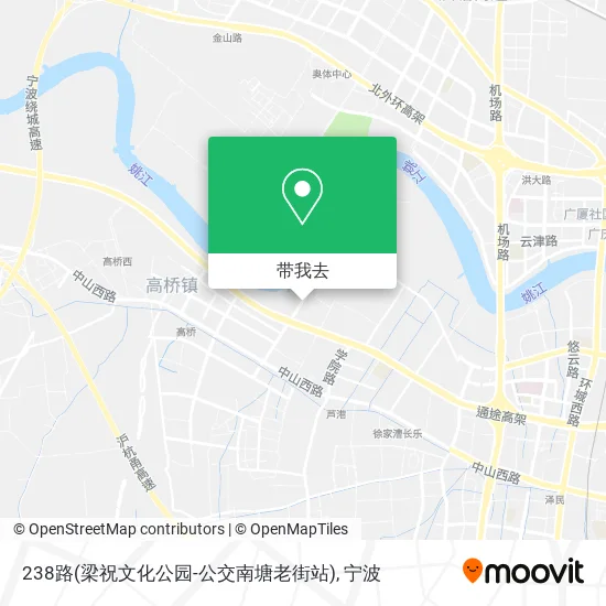 238路(梁祝文化公园-公交南塘老街站)地图