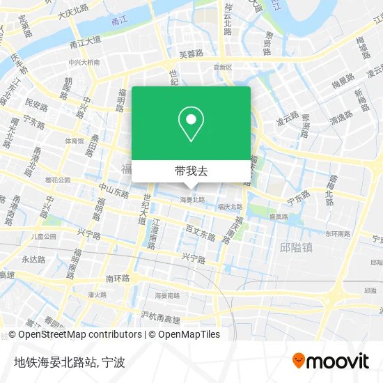 地铁海晏北路站地图