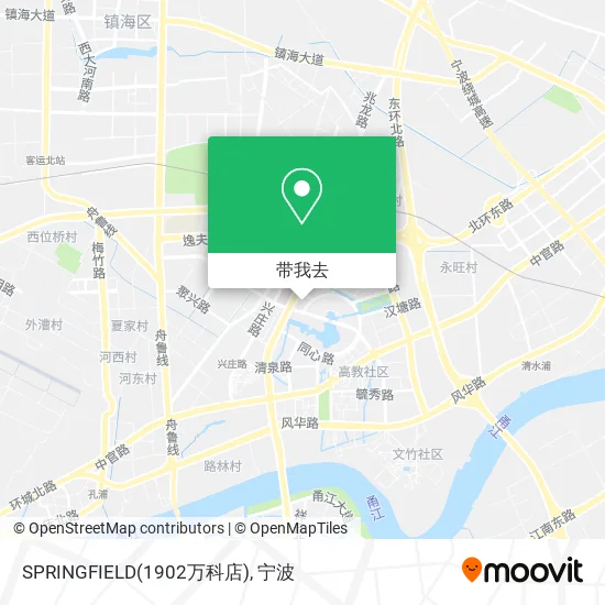 SPRINGFIELD(1902万科店)地图