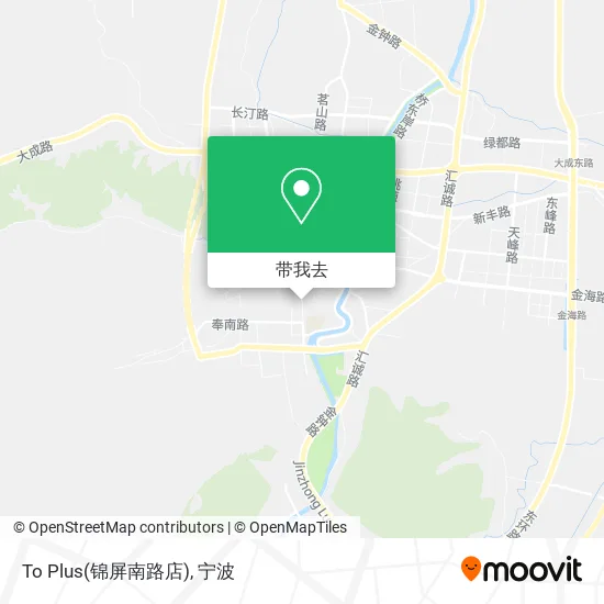To Plus(锦屏南路店)地图