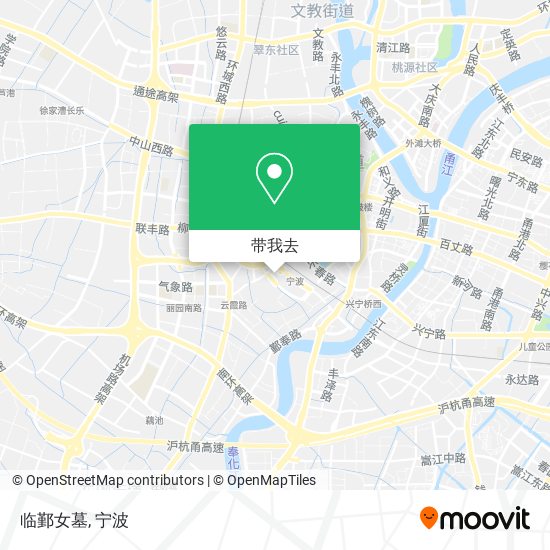 临鄞女墓地图