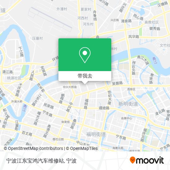 宁波江东宝鸿汽车维修站地图