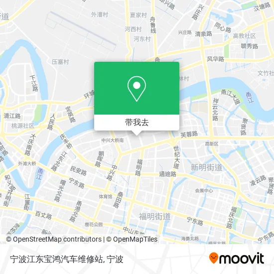 宁波江东宝鸿汽车维修站地图