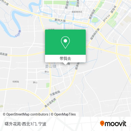 曙升花苑-西北1门地图