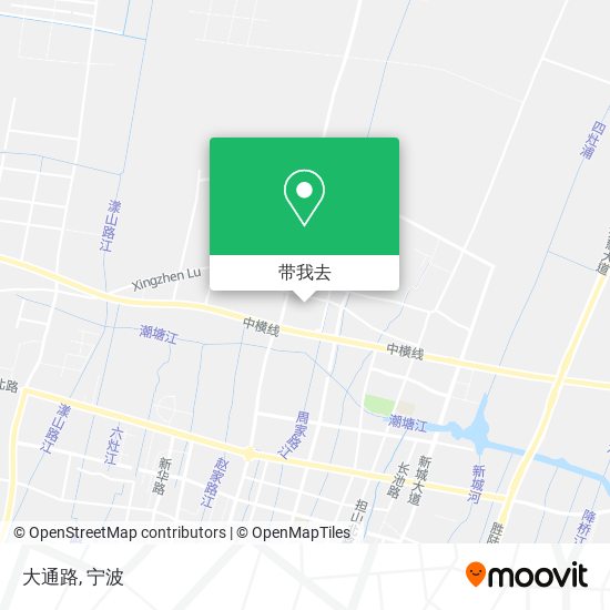 大通路地图