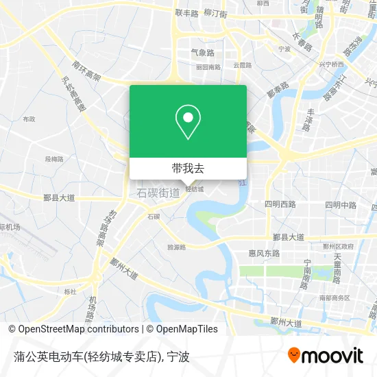 蒲公英电动车(轻纺城专卖店)地图