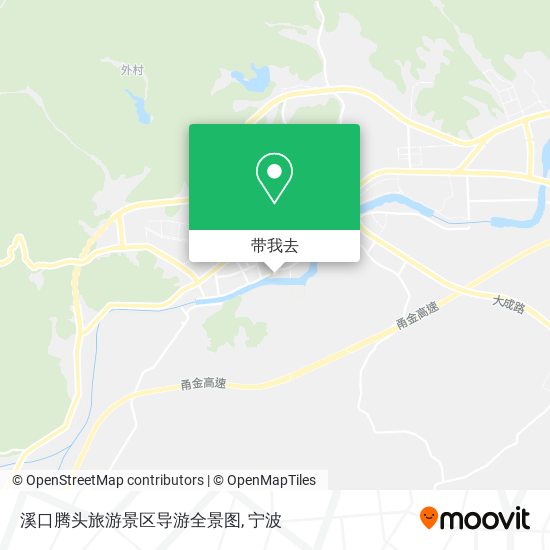溪口腾头旅游景区导游全景图地图