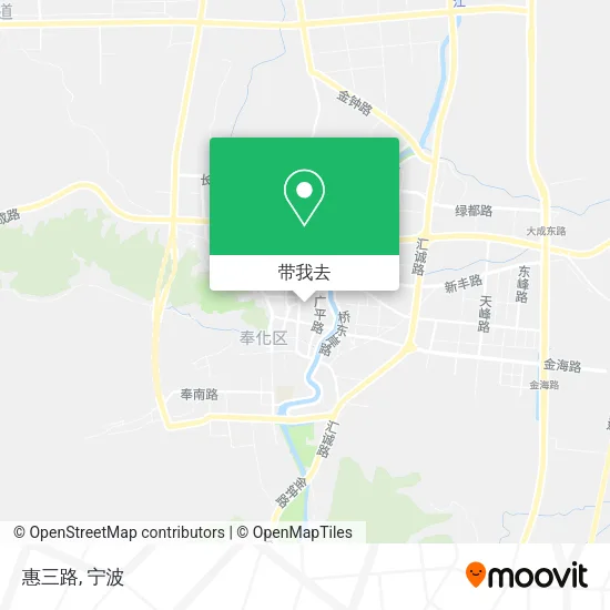 惠三路地图