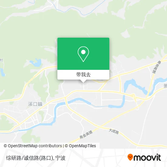 综研路/诚信路(路口)地图
