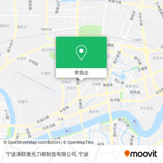 宁波满联激光刀模制造有限公司地图
