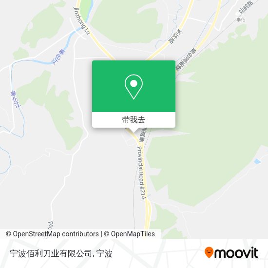 宁波佰利刀业有限公司地图