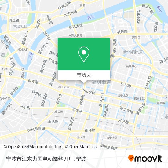 宁波市江东力国电动螺丝刀厂地图