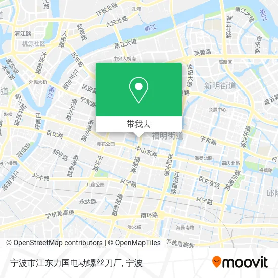 宁波市江东力国电动螺丝刀厂地图