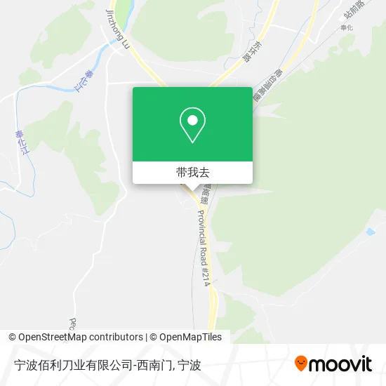 宁波佰利刀业有限公司-西南门地图