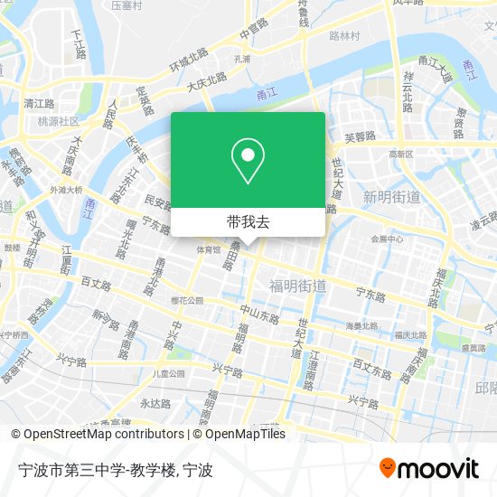宁波市第三中学-教学楼地图