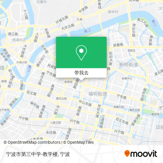 宁波市第三中学-教学楼地图
