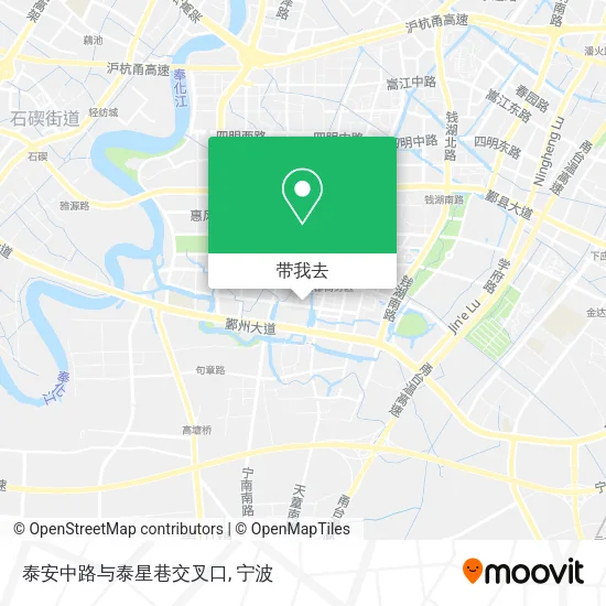 泰安中路与泰星巷交叉口地图